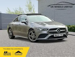 Grey Used 2022 Mercedes CLA180 AMG line Sedan | £23,490 (Fair price)