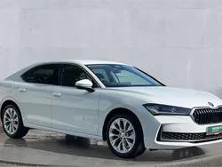 Pure white New 2025 Skoda Superb SE L Hatchback | £32,000 (A bit pricey)