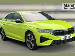 Hyper green Used 2025 Skoda Octavia vRS Hatchback | £31,750