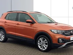 Orange Used 2021 VW T-Cross SE SUV | £17,145 (Fair price)