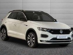White Used 2021 VW T-Roc R-line SUV | £17,595 (Fair price)
