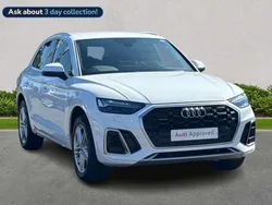White Used 2022 Audi Q5 S-Line SUV | £30,740 (Fair price)