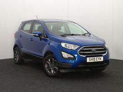 Blue Used 2018 Ford Ecosport Zetec SUV | £9,498 (Fair price)