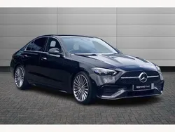 Black Used 2022 Mercedes C220 AMG Line Premium Sedan | £29,895