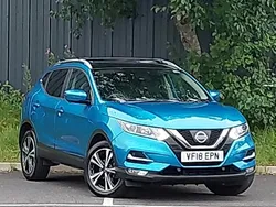 Blue Used 2018 Nissan Qashqai N-Connecta SUV | £9,998 (Fair price)