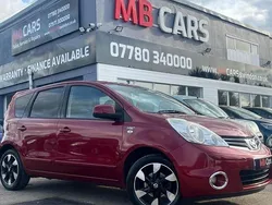 Red Used 2013 Nissan Note N-TEC MPV | £3,290 (Fair price)