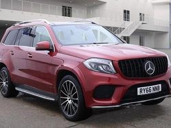 Red Used 2017 Mercedes GLS350 SUV | £24,885 (Fair price)