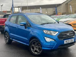 Blue Used 2021 Ford Ecosport ST-Line SUV | £14,495 (Fair price)