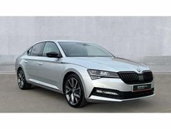 Brilliant silver Used 2024 Skoda Superb SportlinePlus Hatchback | £26,364 (Fair price)