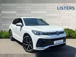 Pure white New 2025 VW Tiguan R-line SUV | £38,990