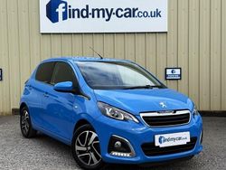 Blue Used 2016 Peugeot 108 Allure Hatchback | £6,999 (Fair price)