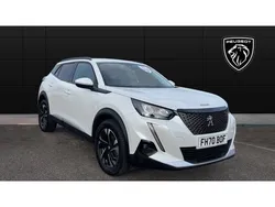 White Used 2021 Peugeot 2008 Allure Premium SUV | £13,495 (Fair price)
