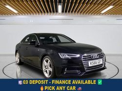 Black Used 2016 Audi A4 S-Line Sedan | £10,049 (Fair price)