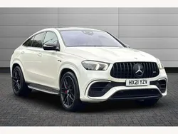 White Used 2021 Mercedes GLE63 AMG Premium Plus Coupe | £74,495 (Fair price)