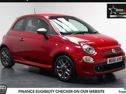 Red Used 2016 Fiat 500 S Hatchback | £6,480 (Fair price)