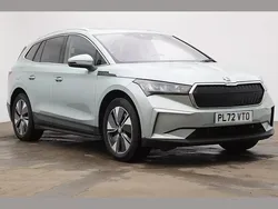 Arctic silver metallic Used 2023 Skoda Enyaq iV ecoSuite SUV | £25,995 (A bit pricey)