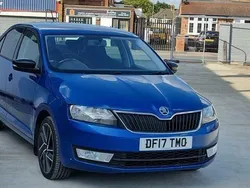 Blue Used 2017 Skoda Rapid Sport Hatchback | £3,970 (Fair price)