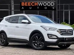 White Used 2014 Hyundai Santa Fe Premium SE SUV | £10,200 (Good price)