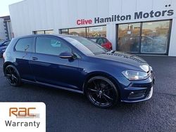 Blue Used 2016 VW Golf VII R-line Hatchback | £10,650 (Fair price)