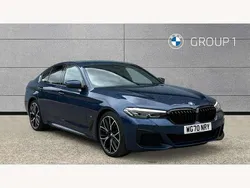 Blue Used 2020 BMW 530 M Sport Sedan | £27,500 (A bit pricey)