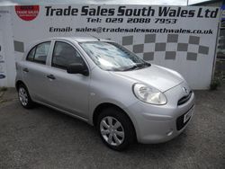Silver Used 2012 Nissan Micra Visia Hatchback | £2,495 (Fair price)