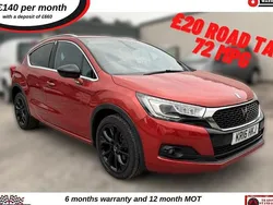 Orange Used 2016 DS Automobiles DS4 Crossback SUV | £6,695 (A bit pricey)