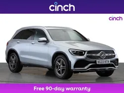 Silver Used 2022 Mercedes GLC220 AMG line SUV | £30,309 (Fair price)