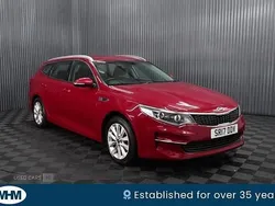 Red Used 2017 Kia Optima 2 Estate | £6,995 (Fair price)