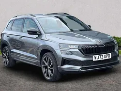 Graphite grey metallic Used 2023 Skoda Karoq SportLine SUV | £28,912 (Fair price)