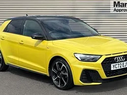 Yellow Used 2022 Audi A1 Black Edition Hatchback | £20,968 (A bit pricey)