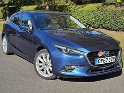 Blue Used 2017 Mazda 3 Inclusive Hatchback | £9,490 (Fair price)