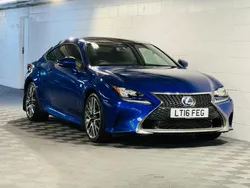 Blue Used 2016 Lexus RC300h Sport Line Coupe | £10,989