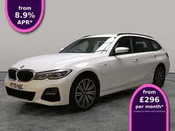 White Used 2021 BMW 330e M Sport Estate | £21,023 (Fair price)