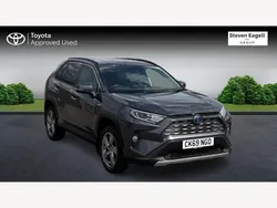 Grey Used 2019 Toyota RAV4 Hybrid SUV | £25,299 (Expensive)