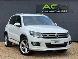 White Used 2015 VW Tiguan R-line Edition SUV | £10,795 (Fair price)