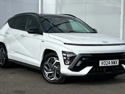 White Used 2024 Hyundai Kona N Line SUV | £24,688 (A bit pricey)
