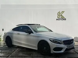 White Used 2017 Mercedes C220 AMG Line Premium Plus Coupe | £15,850 (A bit pricey)