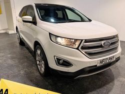 White Used 2017 Ford Edge Titanium SUV | £10,785 (Fair price)