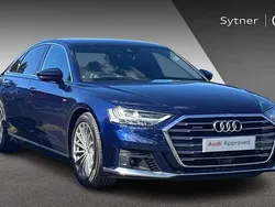 Blue Used 2021 Audi A8 S-Line Sedan | £37,500 (A bit pricey)