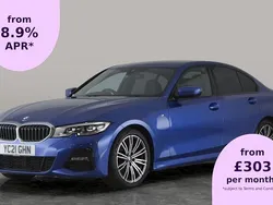 Blue Used 2021 BMW 320 M Sport Sedan | £20,716 (Good price)