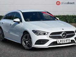 White Used 2022 Mercedes CLA200 Shooting Brake AMG line Estate | £21,100 (Fair price)