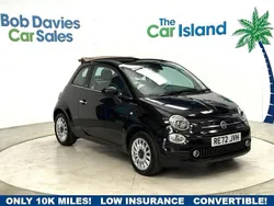 Black Used 2022 Fiat 500C Dolcevita Cabriolet | £12,995 (Fair price)