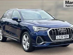 Blue Used 2022 Audi Q3 S-Line SUV | £29,138 (Good price)