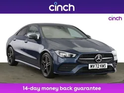 Blue Used 2022 Mercedes CLA220 AMG Line Premium Sedan | £22,499 (A bit pricey)