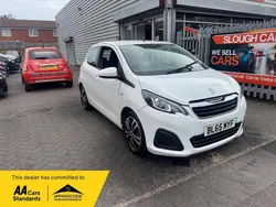 White Used 2015 Peugeot 108 Active Hatchback | £2,495