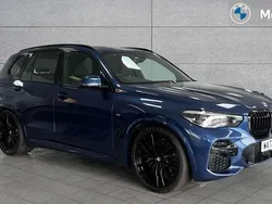 Phytonic blue metallic paint Used 2022 BMW X5 M Sport SUV | £47,865 (Fair price)