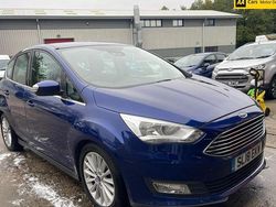 Blue Used 2018 Ford C-MAX Titanium MPV | £6,500 (Fair price)