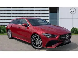 Red Used 2023 Mercedes CLA180 AMG Line Premium Sedan | £27,642 (Fair price)