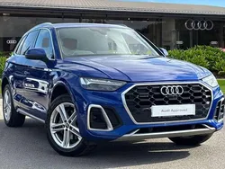 Blue Used 2021 Audi Q5 S-Line SUV | £29,480 (Good price)