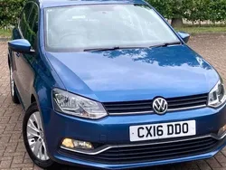 Blue Used 2016 VW Polo SE Hatchback | £7,995 (Fair price)